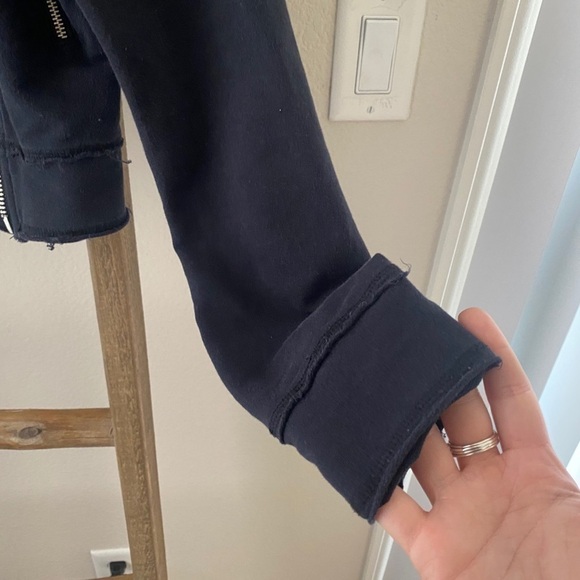 BEBE SPORT - black casual zip up jacket size m - Picture 6 of 6